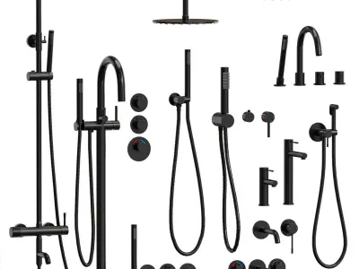 Timo Saona Faucet Set 3D model