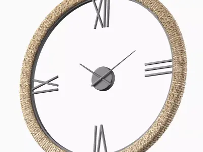 Wall clock Uttermost Montecito 3D model