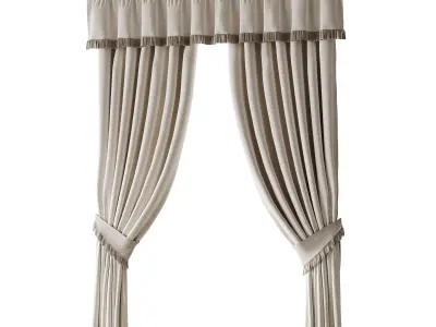 Curtains 04 3D model