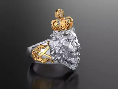 LION KING RING   3D print model