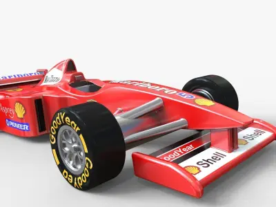 3D printable model of Ferrari F310 F 3D model