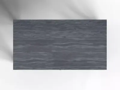 Melony Wooden Desk with Marble Top 3D model