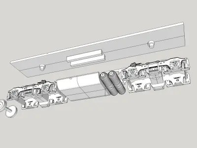 GP11 EMD Locomotive HO and N Scales 3D print model