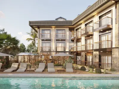 Boutique Hotel Design 3D Model 3D model
