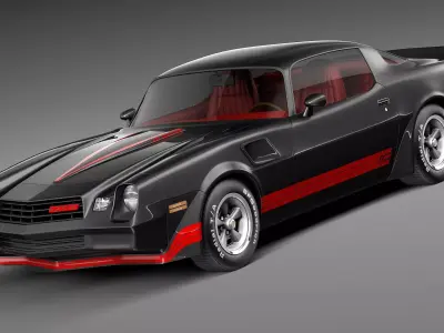 Chevrolet Camaro Z28 1980 3D model