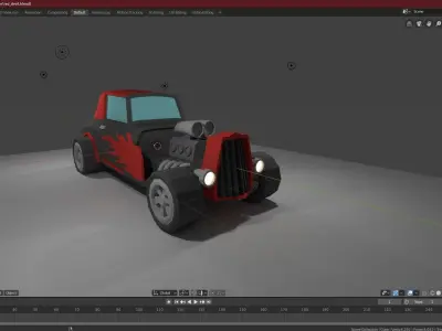 Old School Car 3D model