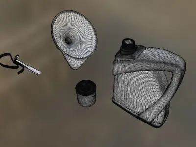 1 to 24 scale mechanic set 1 3D print model