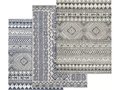 Rug Set 1462 3D model
