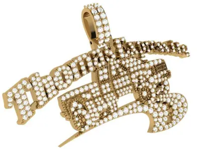 Car Diamond Pendant 4584 3D print model