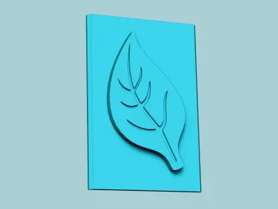 Stamp 65 - Leaf - Fondant Decoration Maker Toy 3D print model
