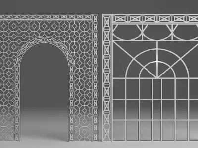 Jali Panel 3D model