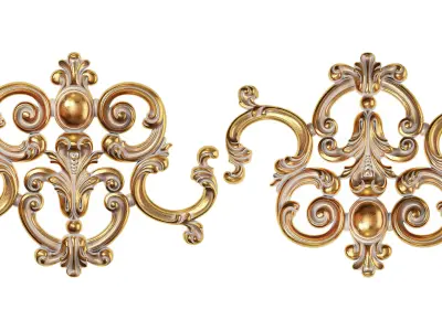 Classic carved 217 3D model