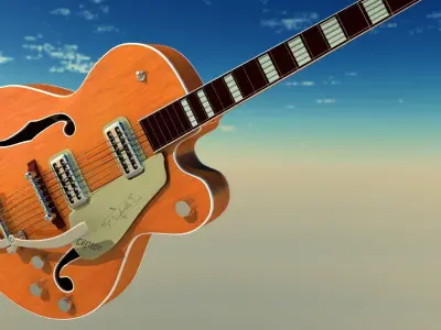 Gretsch 6120 W 3D model