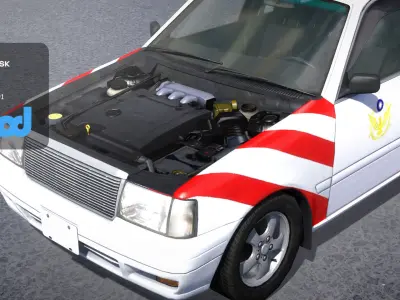 TW Police Car 002 3D model