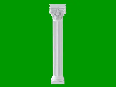 Modern Composite Column 3D model