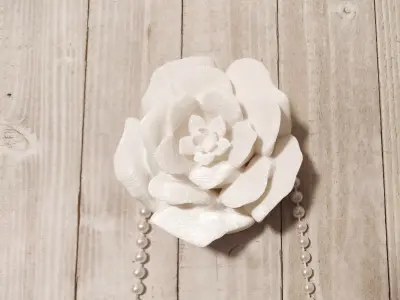 Christmas Rose 3D print model