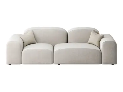 Modern Solid Sofa 3D model