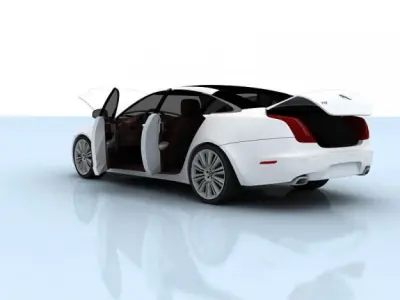 Jaguar XJ 2010 3D model