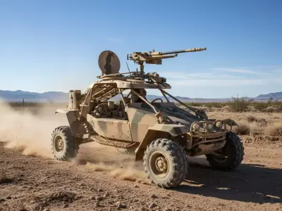Military Buggy  Tactical Off-Road Vehicle  High Quality 3D Model 3D model