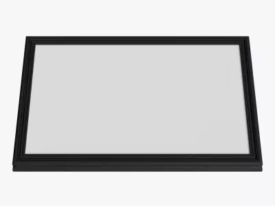 Wooden Frame Mockup 02 3D model