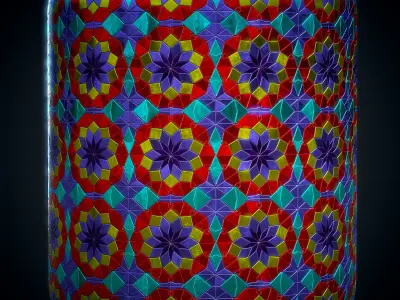 Persian Mirror work material - VOL 03 - Maps - SBsar Texture