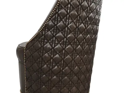 Hooker furniture Segura Leather Swivel Accent Chair  3D model