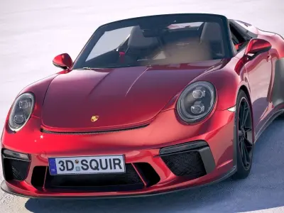 Porsche 911 Speedster 2019 3D model