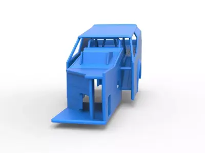 Shell of Vintage Dirt Modified stock car Version 7 Scale 1 to 25 3D print model