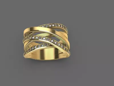 Ladies Ring 3D model