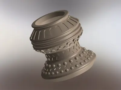 Exquisite Vase Free 3D model