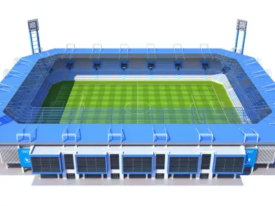Football Stadium 3D model