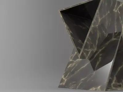 Treos Stool Low-poly 3D model