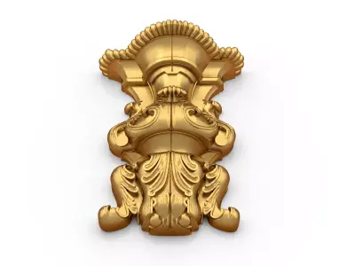 carved classic decorative ornament cnc 3d printing stl 54 3D print model