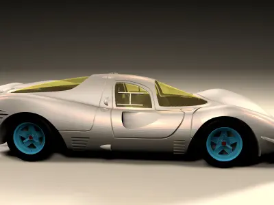 ferrari 412p model 3D print model