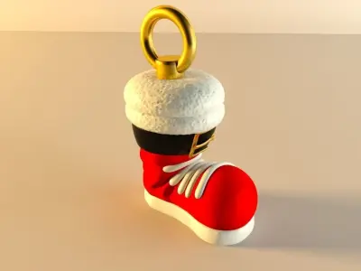 Set of Christams decorations 3D print model
