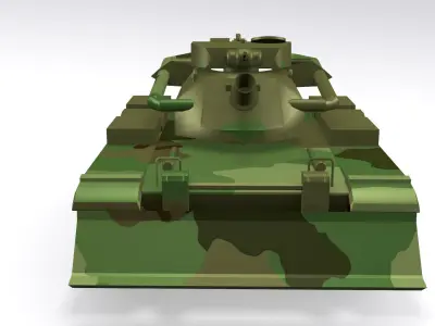 M728 Combat Engineer Vehicle Low-poly 3D model