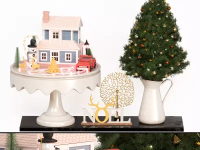 Christmas Decor Set 14 3D model
