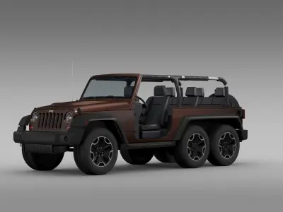 Jeep Wrangler Rubicon 6x6 2016 3D model