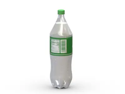 Supermarket Soda Drink Bottle 03 Low Poly PBR Realistic Low-poly 3D model