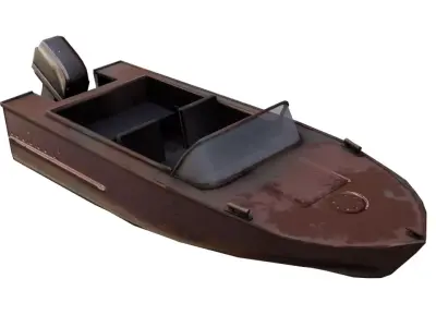 SpeedBoat  Low-poly 3D model