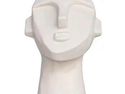 Bloomingville Decorative Figurine Plaster Head 3D print model
