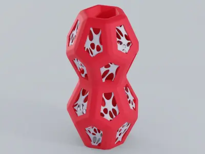 Hexa-Penta Flower Vase 3D print model
