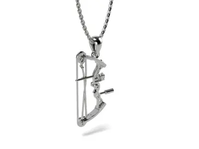 Sport Bow Pendant 3D print model