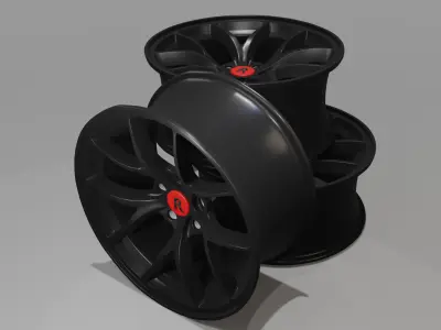 FLROCKY ALLOY Low-poly 3D model