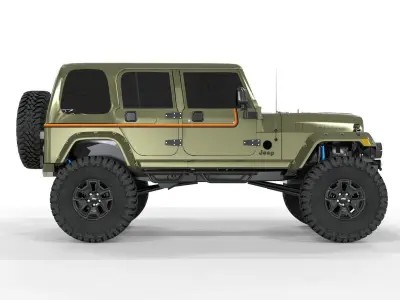 Kalaber Jeep Cj8 1985 3D model