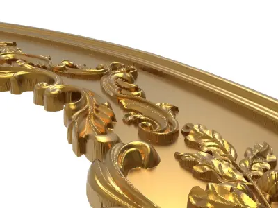 carved frame 3D model 65