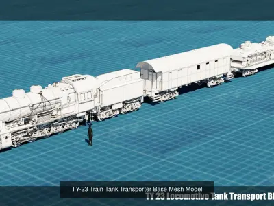 TANK TRANSPORTERS 3D Model Collection