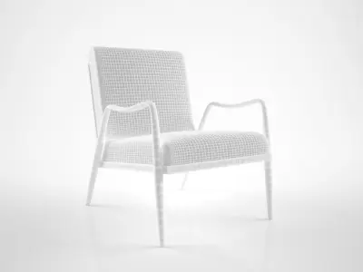 Holly Hunt Armora lounge chair 3D model