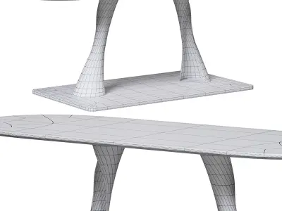 Rea console by Rugiano 3D model