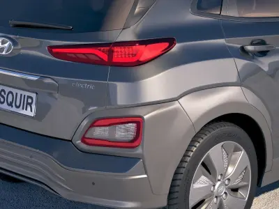 Hyundai Kona Electric 2019 3D model